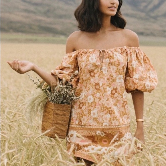 💋NWT SPELL & The Gypsy Collective Anne BoHo 70’s Tunic Dress - Picture 5 of 16